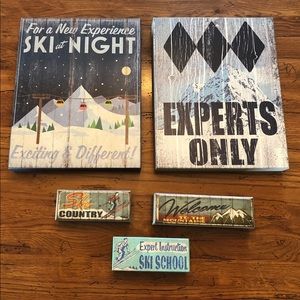 Ski and Snowboarding Wall Art